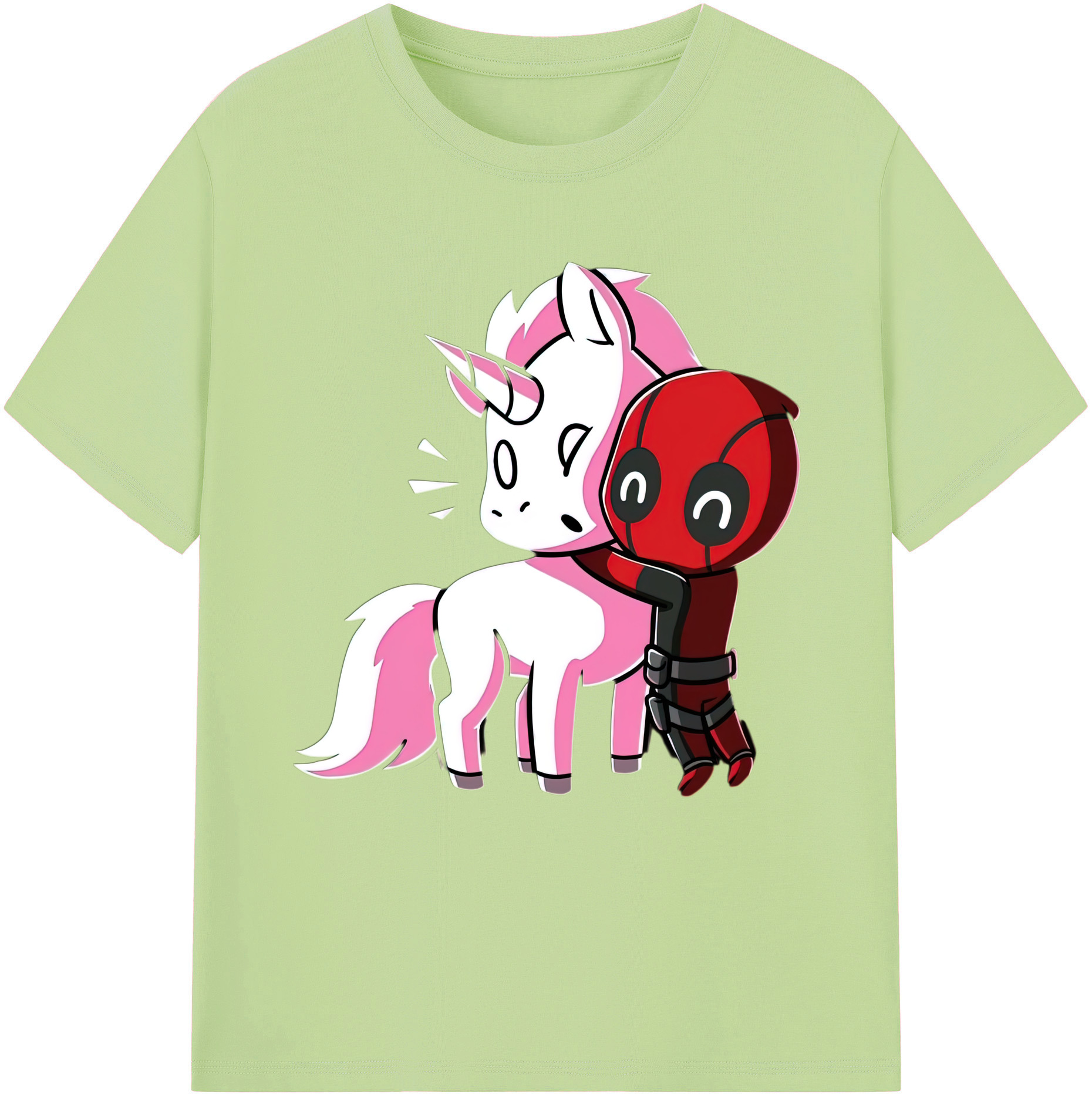 （画像用） Deadpool デッドプール 綿100％半袖Tシャツ（フロントプリント）